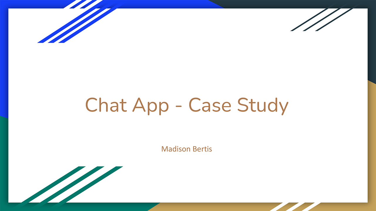madison chat case study 1